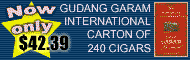 Gudang Garam International $36.90/carton of 20 pack
